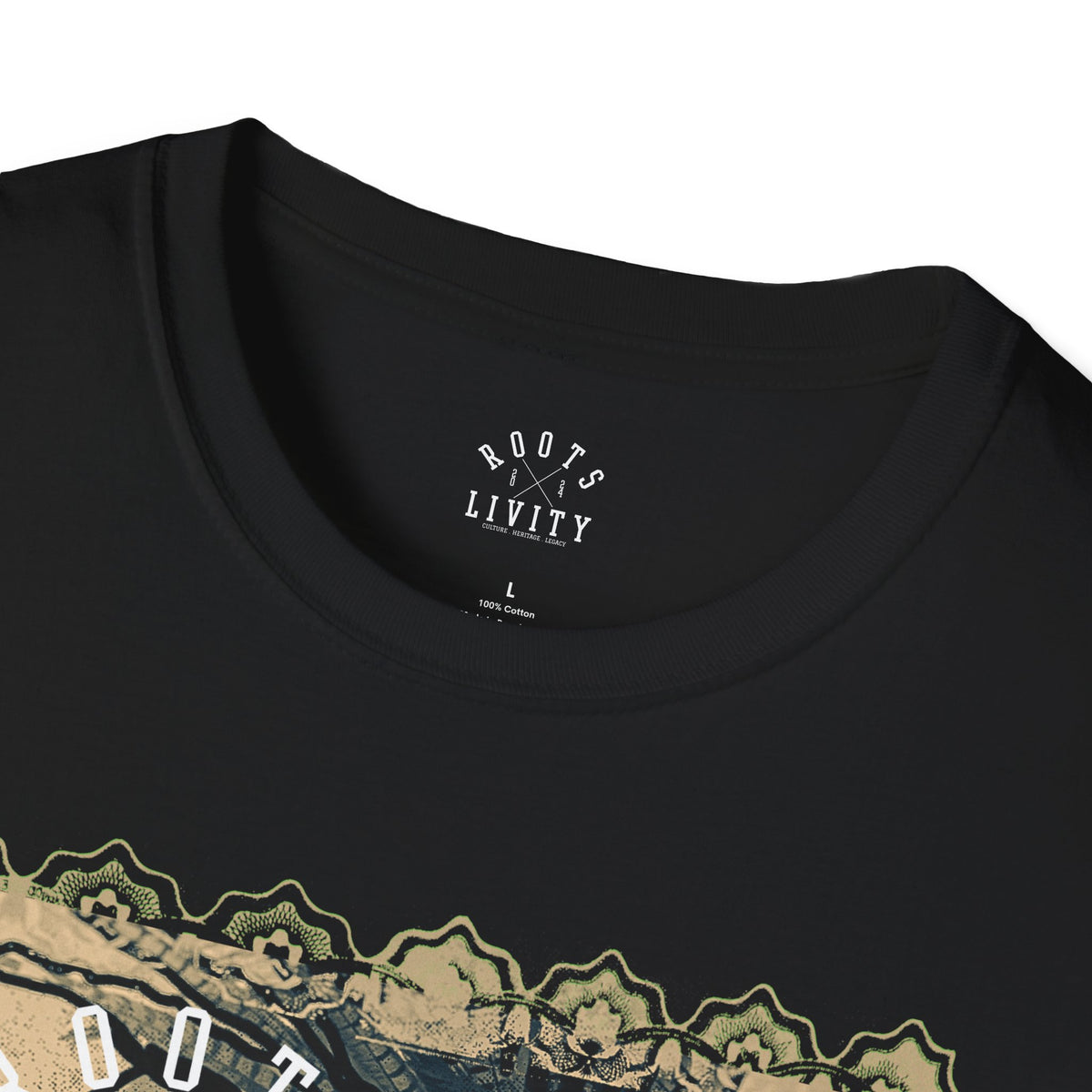 Roots & Livity — "Let's Fete" Heritage Tee