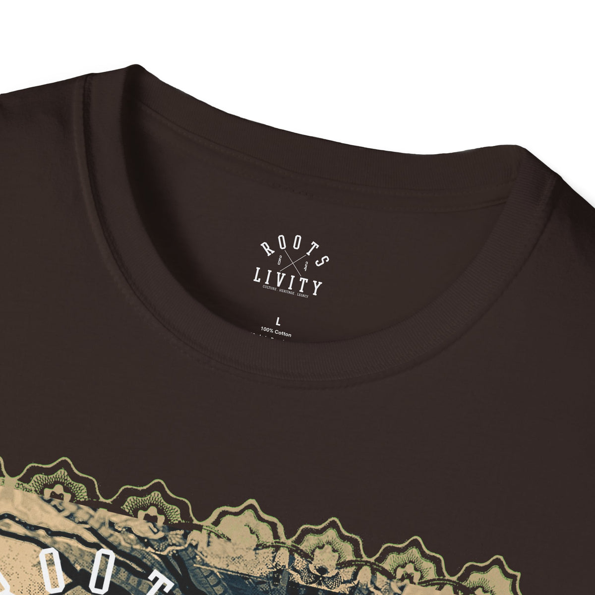 Roots & Livity — "Let's Fete" Heritage Tee