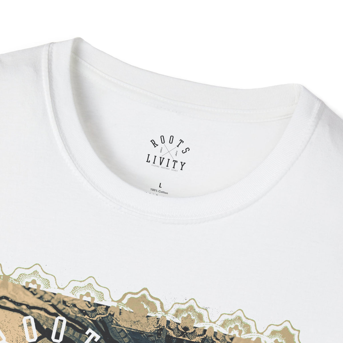 Roots & Livity — "Let's Fete" Heritage Tee